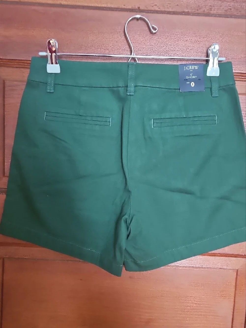 J. Crew Forest Green Chino Bermuda Shorts
